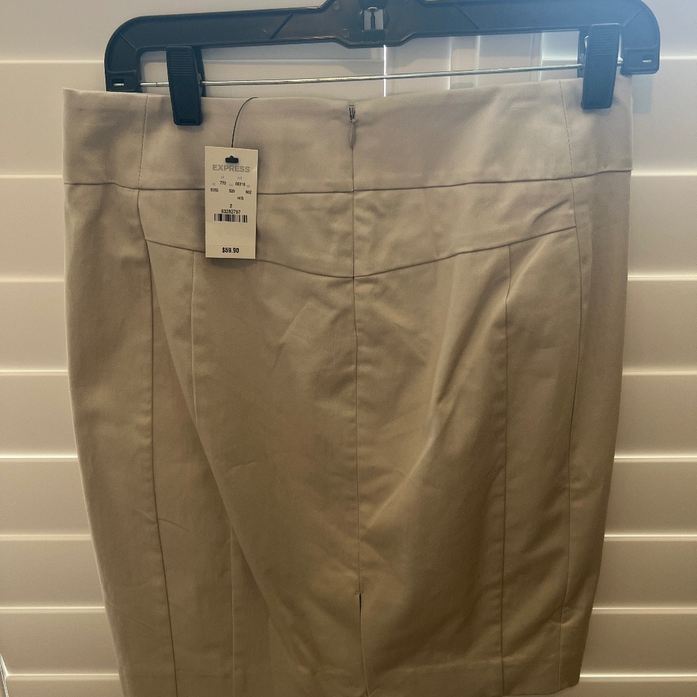 Express Tan Skirt